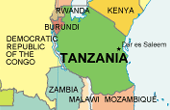 tanzania map